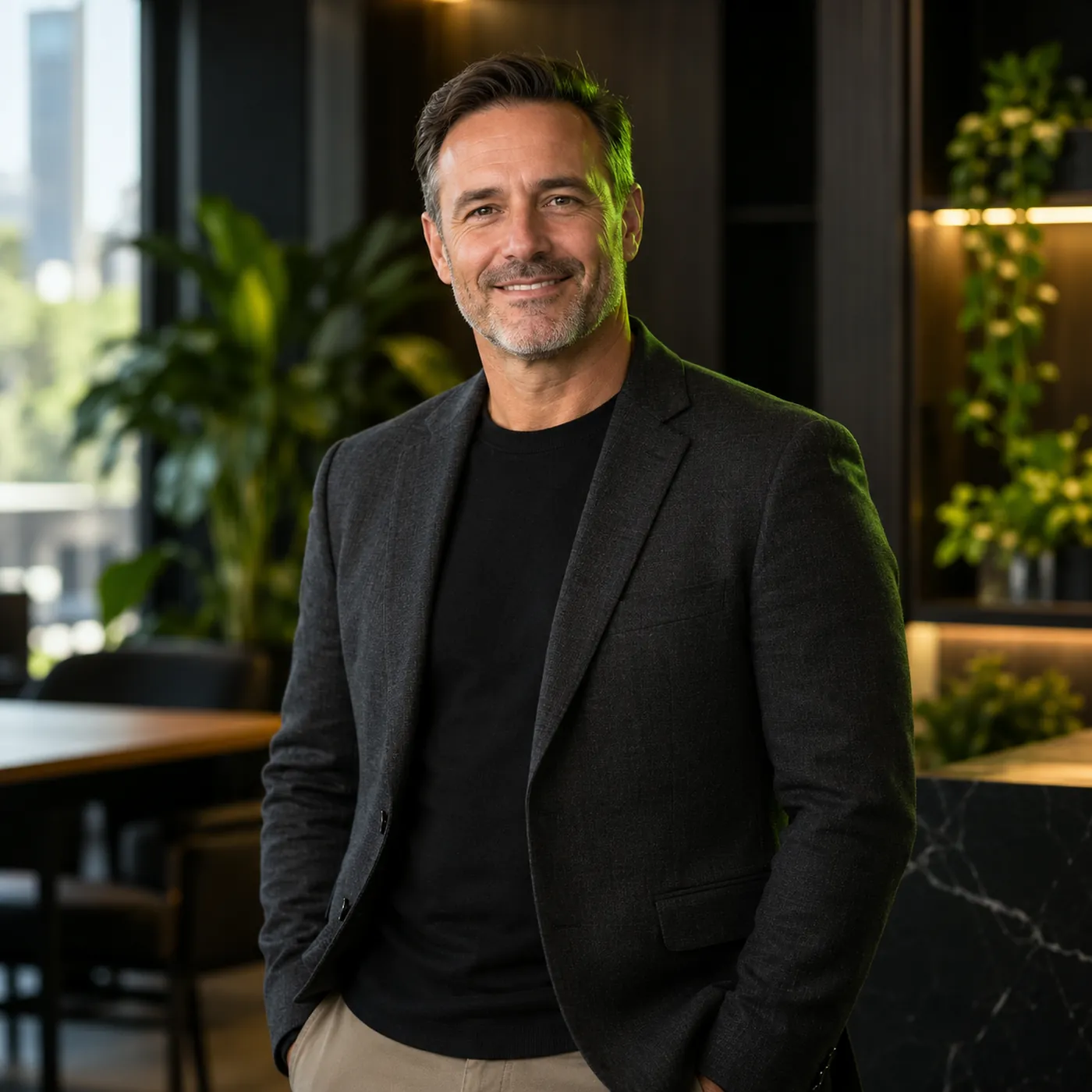 Professional accountant in a modern office